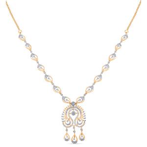 Buy 14 Karat Gold & Diamond Necklace