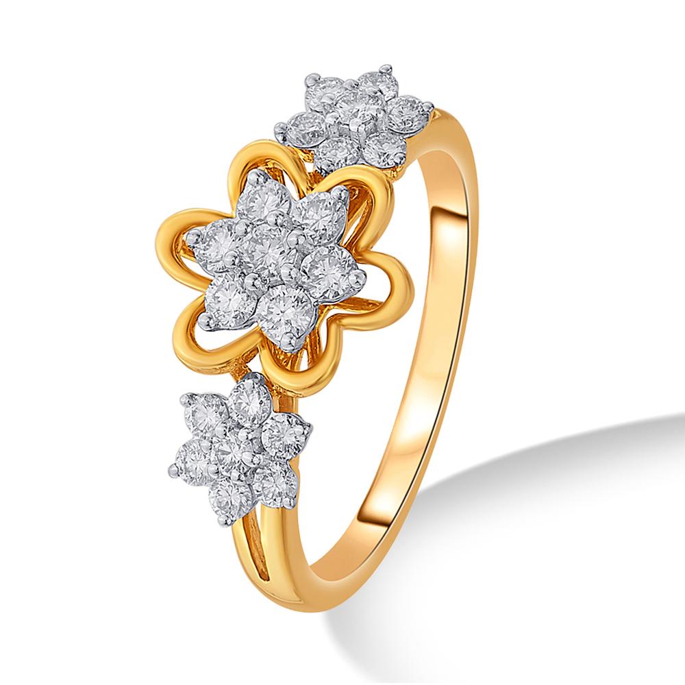 Buy 18 Karat Gold & Diamond Ring