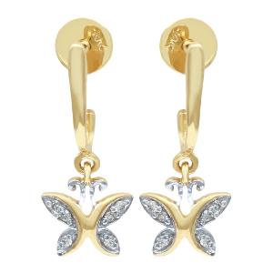 Buy 14 Karat Gold & Diamond Earrings