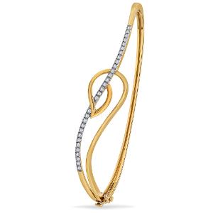 Buy 18 Karat Gold & Diamond Bracelet