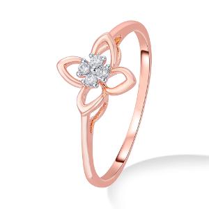 Buy 14 Karat Gold & Diamond Ring
