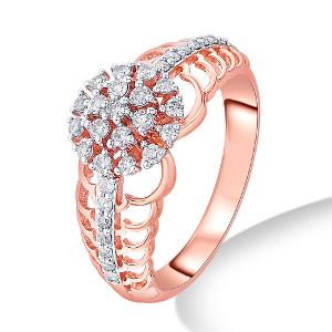 Buy 14 Karat Gold & Diamond Ring