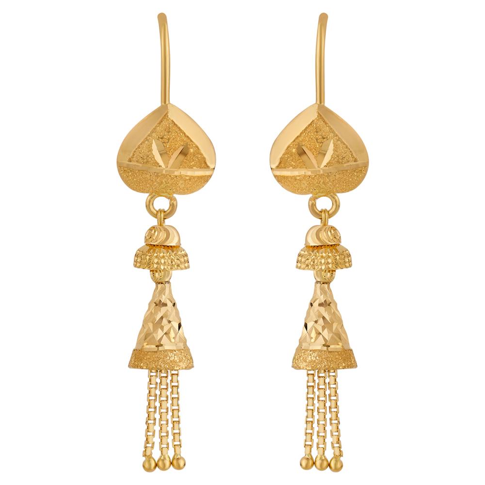 22Kt Gold Earrings | Gold - Reliance Jewels