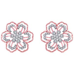Buy 14 Karat Gold & Diamond Earrings