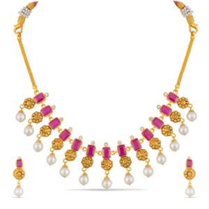 Buy 22 Karat Gold Necklace Set