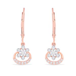 Buy 14 Karat Gold & Diamond Earrings