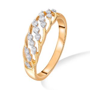 Buy 14 Karat Gold & Diamond Ring