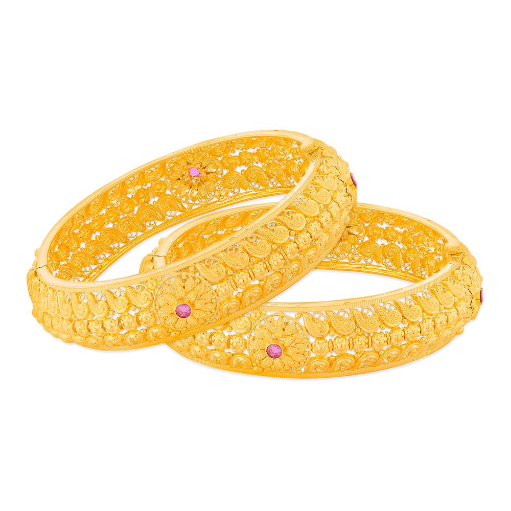 Buy 22 Karat Gold Bangles