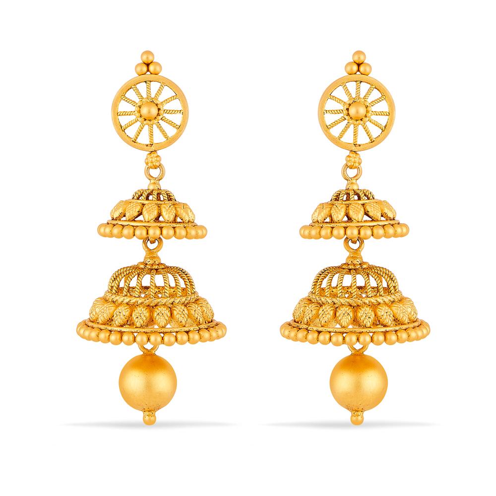 Buy 22 Karat Gold Earrings