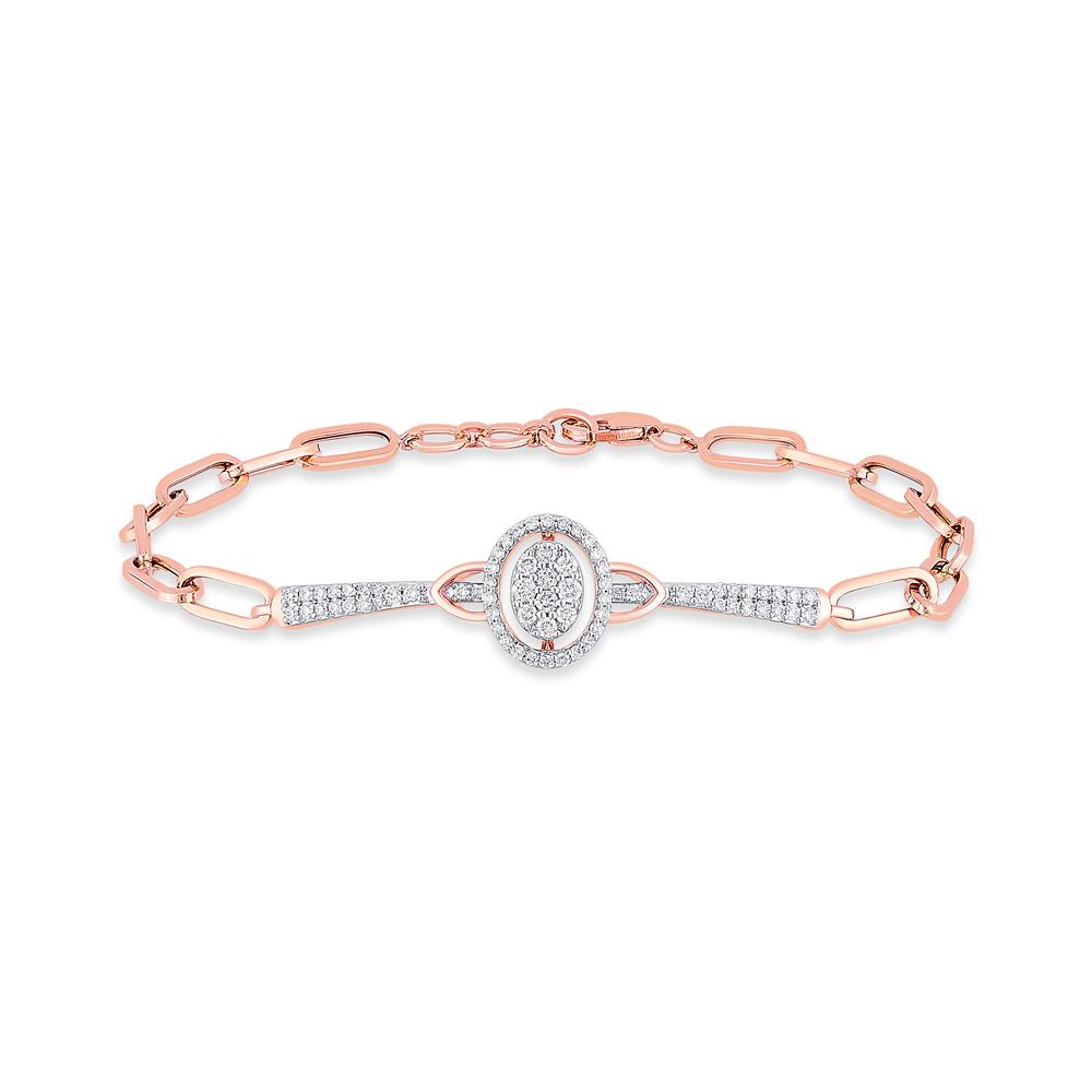 Buy 18 Karat Gold & Diamond Bracelet