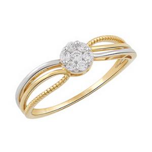 Buy 14 Karat Gold & Diamond Ring