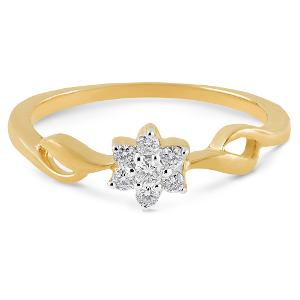 Buy 18 Karat Gold & Diamond Ring