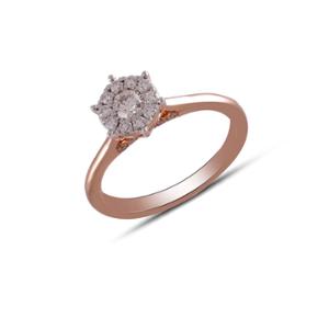 Buy 14 Karat Gold & Diamond Ring
