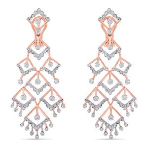 Buy 14 Karat Gold & Diamond Earrings