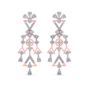 Buy 14 Karat Gold & Diamond Earrings