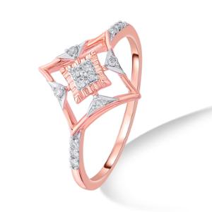 Buy Geometric Glamour Diamond Ring