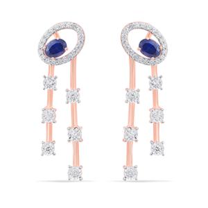 Buy 18 Karat Gold & Diamond Earrings