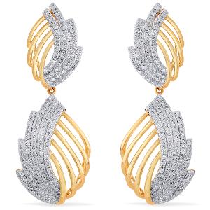Buy 14 Karat Gold & Diamond Earrings