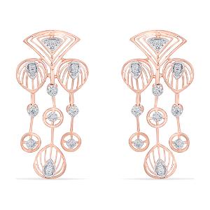 Buy 14 Karat Gold & Diamond Earrings