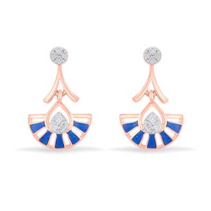 Buy 14 Karat Gold & Diamond Earrings