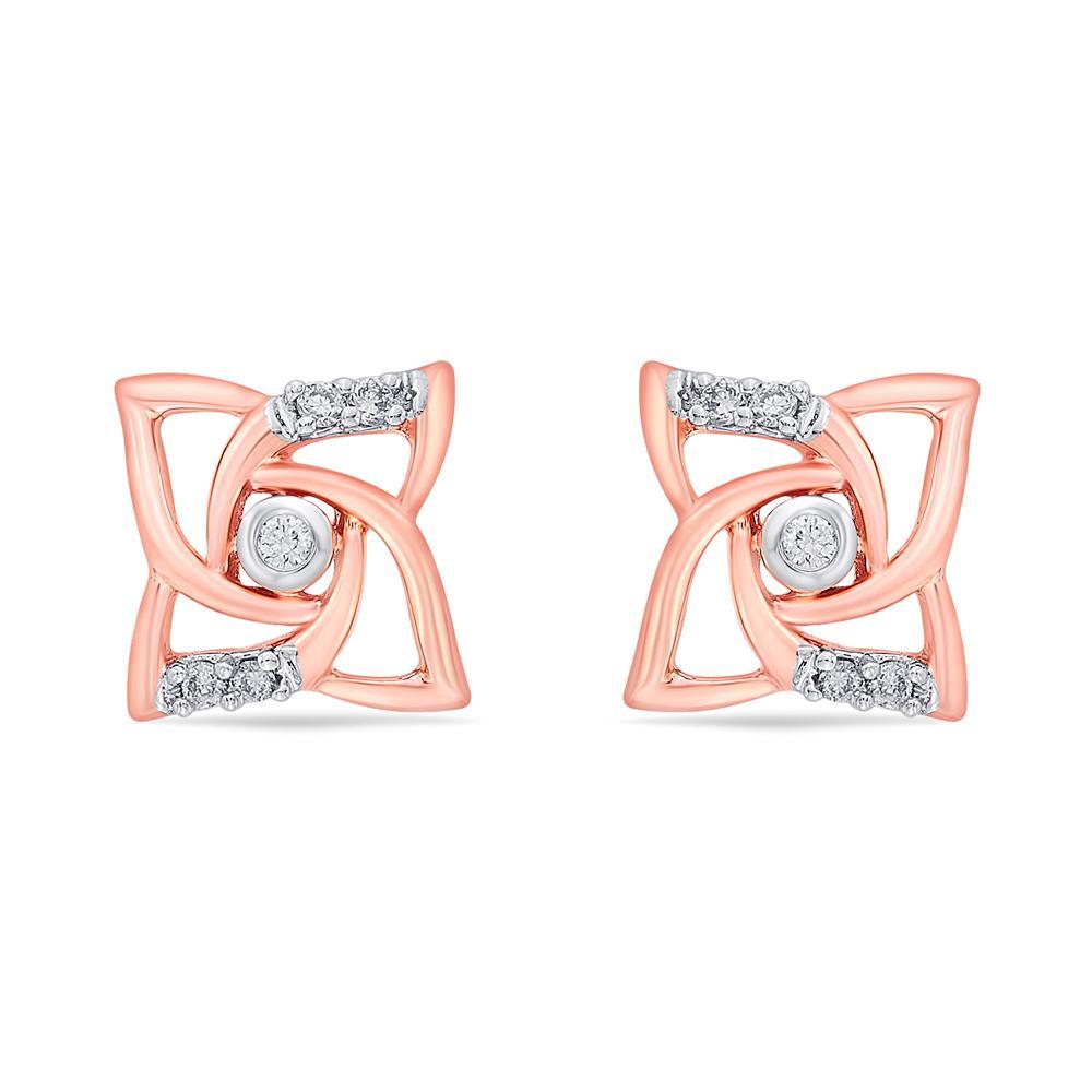 Buy Modern Geometry Diamond Earrings