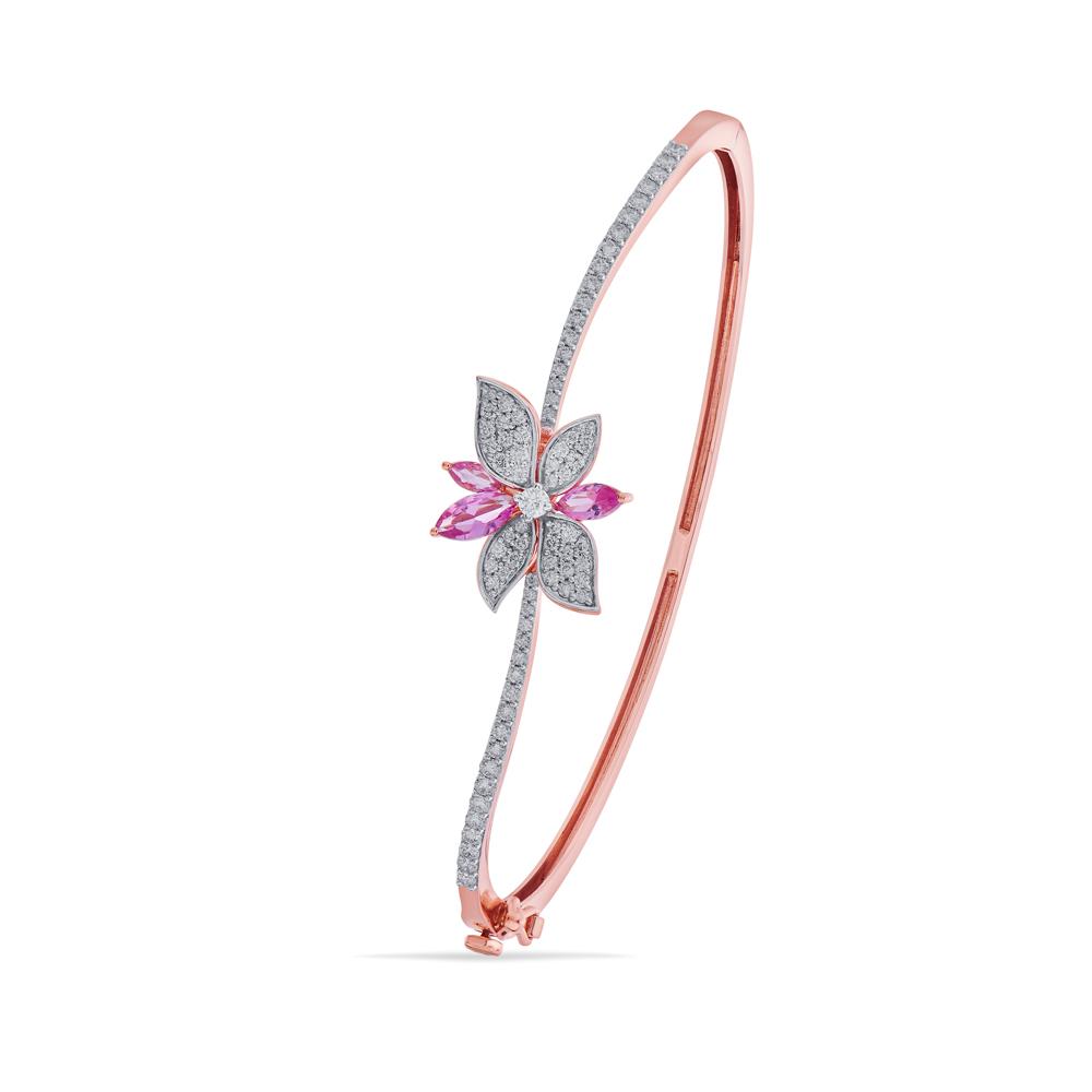 Buy 18 Karat Gold & Diamond Bracelet