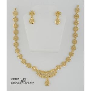 Buy 22 Karat Gold Necklace Set