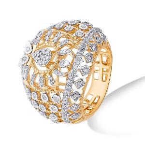 Buy 14 Karat Gold & Diamond Ring
