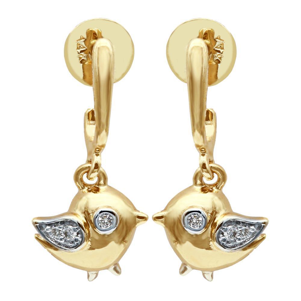 Buy Chirping Charm Diamond Earrings