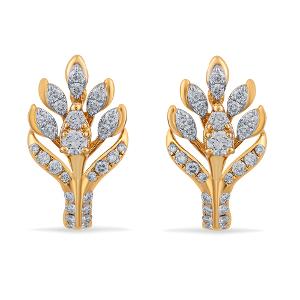 Buy 14 Karat Gold & Diamond Earrings