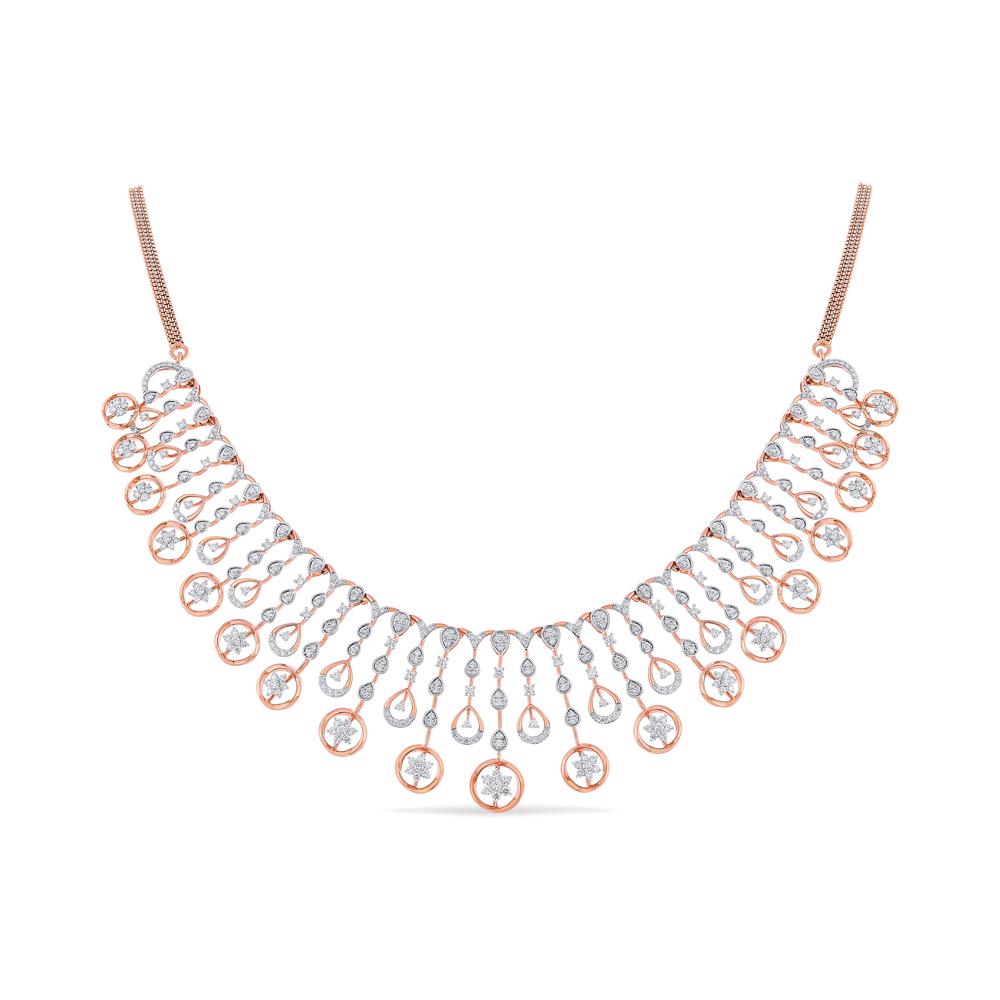 Buy 18 Karat Gold & Diamond Necklace