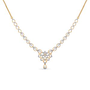 Buy 18 Karat Gold & Diamond Necklace