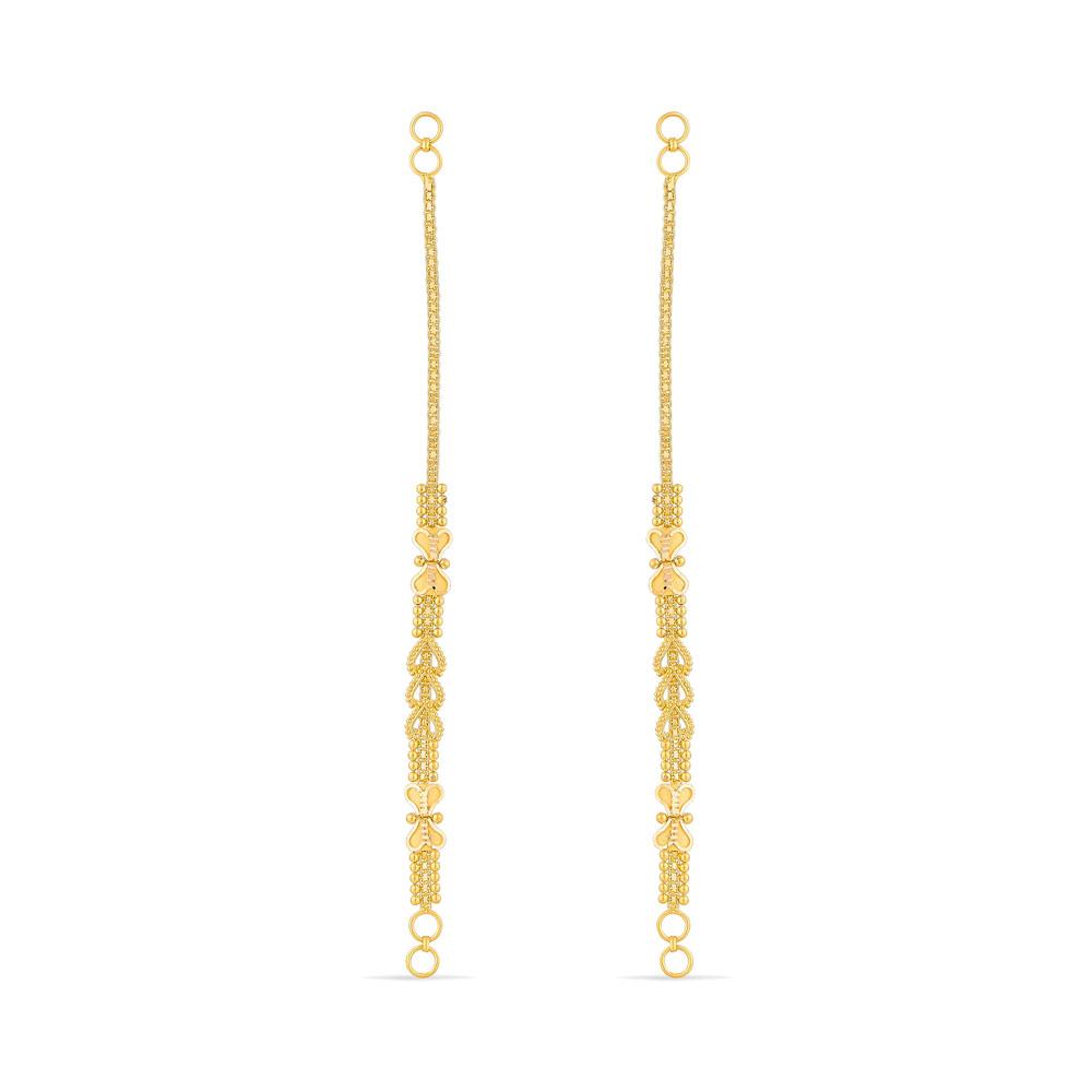 Buy 22 Karat Gold Earrings Chains
