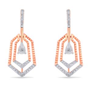Buy 14 Karat Gold & Diamond Earrings