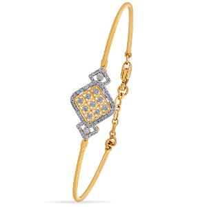 Buy 18 Karat Gold & Diamond Bracelet