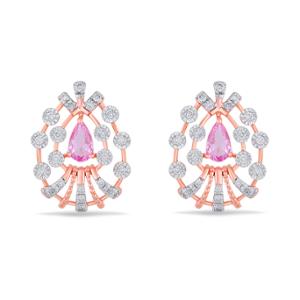 Buy 18 Karat Gold & Diamond Earrings