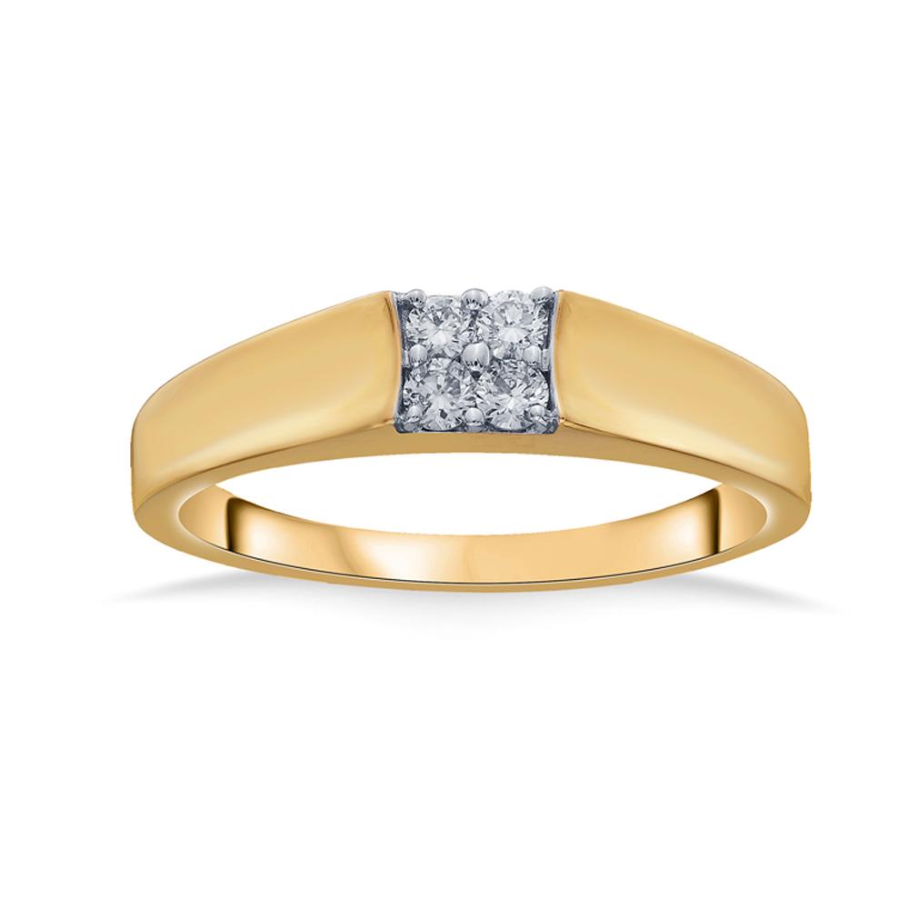 18kt gold diamond ring