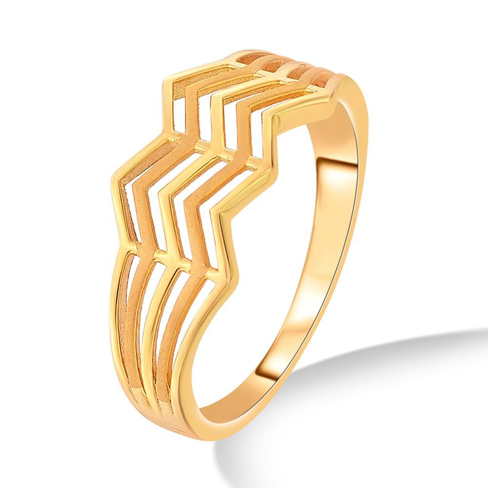Buy Zigzag Design Gold Ring