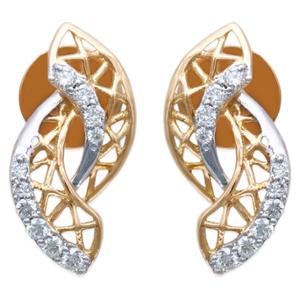 Buy 14 Karat Gold & Diamond Earrings