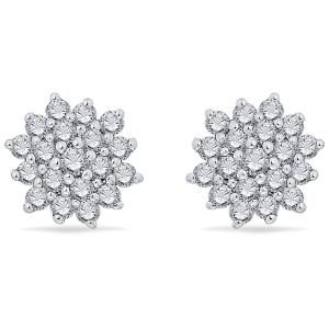 Buy 18 Karat Gold & Diamond Earrings