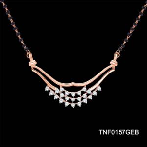 Buy 14 Karat Gold & Diamond Mangalsutra