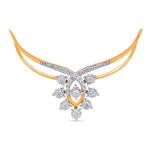 Buy 18 Karat Gold & Diamond Mangalsutra