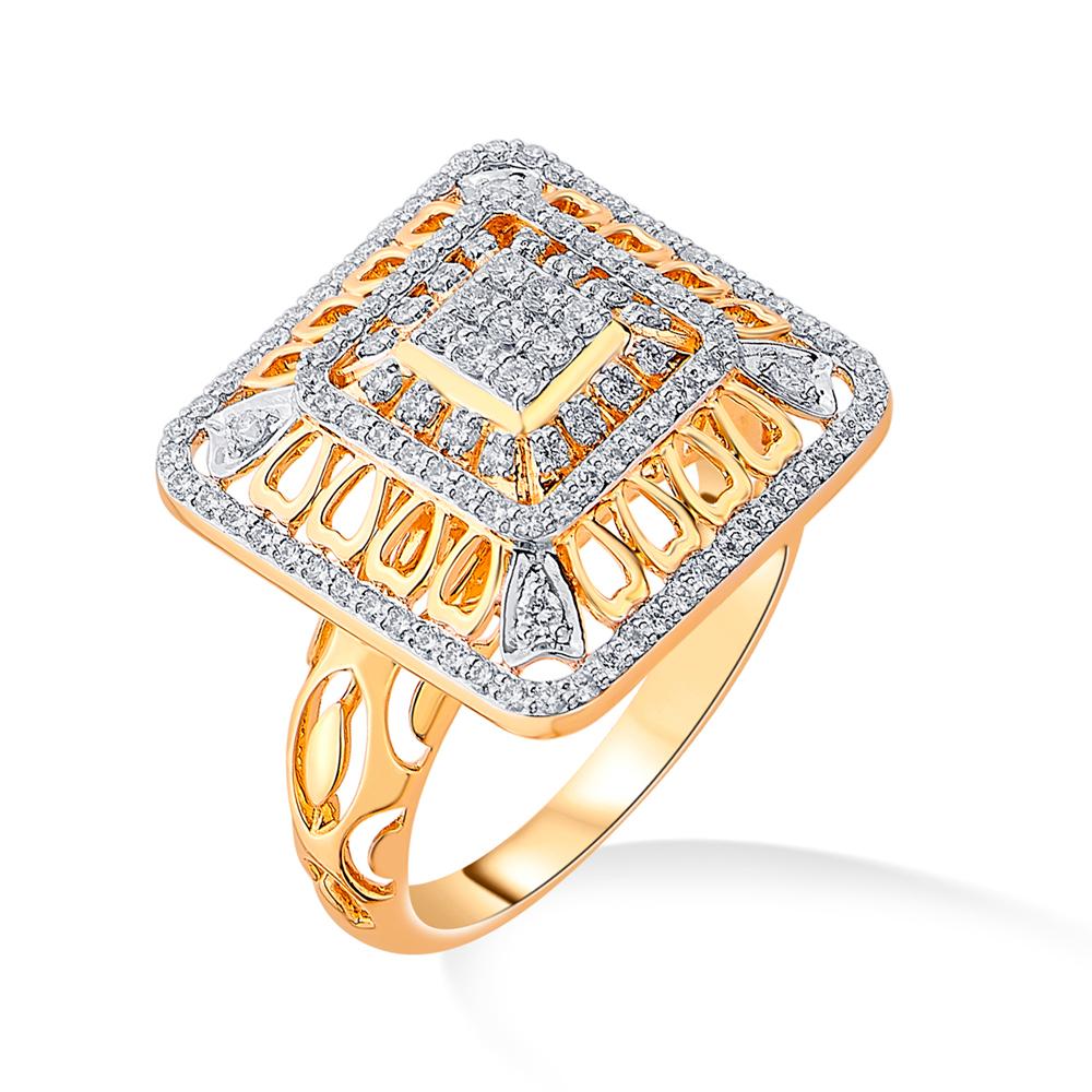 Buy 18 Karat Gold & Diamond Ring