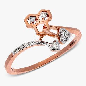 Buy 14Kt Gold & Diamond Ring For Women