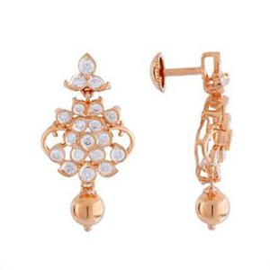 Buy 18 Karat Gold & Diamond Earrings