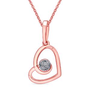 Buy 14 Karat Gold & Diamond Pendant