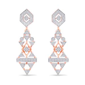 Buy 14 Karat Gold & Diamond  Earrings