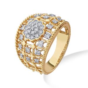 Buy 14 Karat Gold & Diamond Ring