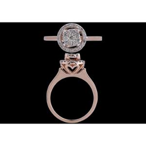 Buy 14 Karat Gold & Diamond Ring