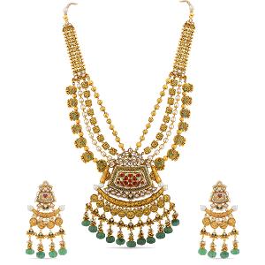 Buy 22 Karat Gold Necklace Set